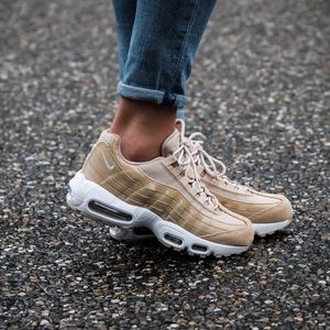 Women's Air Max 95 Mushroom/Sail-White